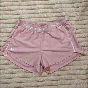 Under Armour Women's Light Pink Athletic Shorts